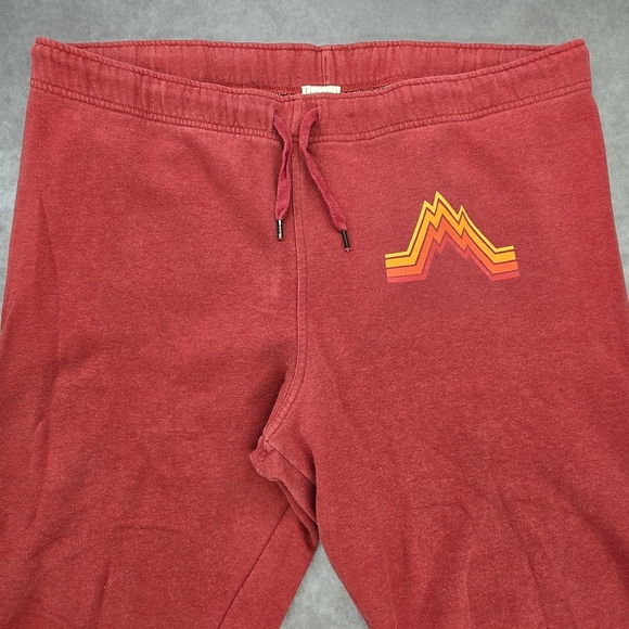 Gap X Aviator Nation Surf Sweatpants Red Drawstring Joggers - Picture 4 of 11